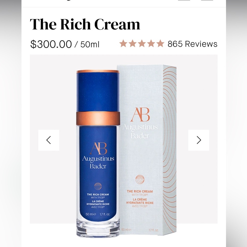 Augustinus Bader. The Rich Cream. 50ml